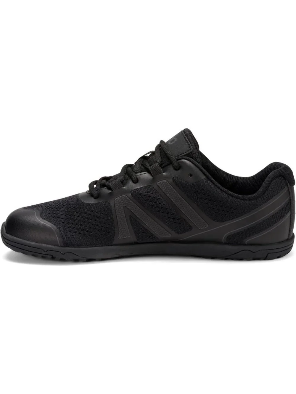Xero Men's Black Asphalt Rubber Lightweight Lace Up Running Athletic Shoes